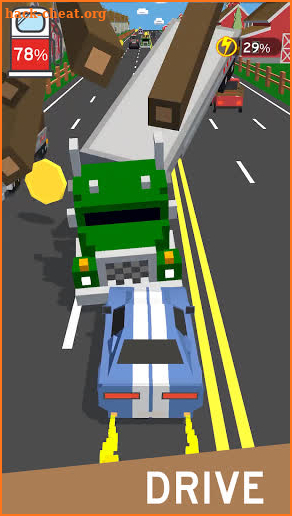 Highway Rage - block racing games screenshot