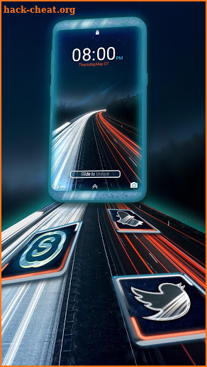 Highway Speed Launcher Theme screenshot