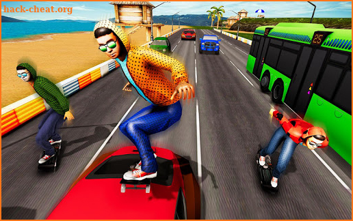Highway Stunts: Skateboard Game screenshot