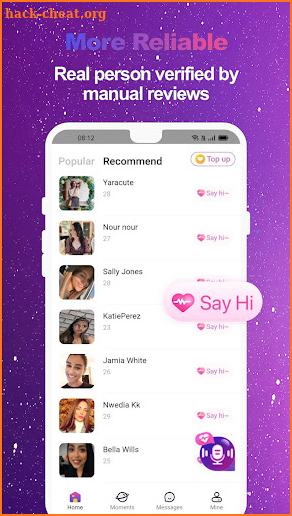 Higo-Chat with real friends screenshot