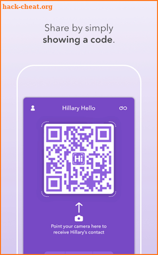 HiHello Contact Exchange screenshot