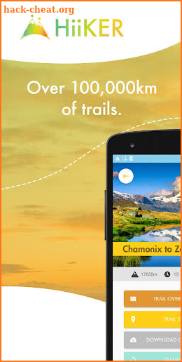 Hiiker: Multiday Hiking Trails, GPS & Offline Maps screenshot