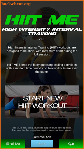 HIIT ME: Ultimate High Intensity Interval Training screenshot