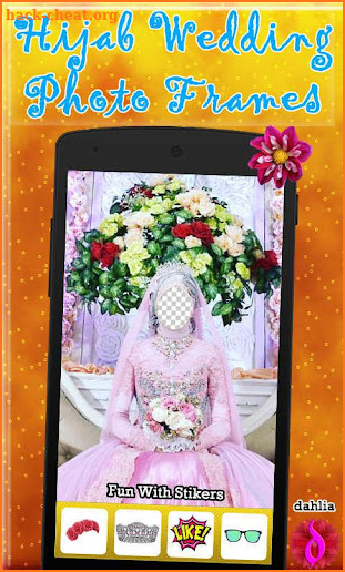 Hijab Wedding Photo Frames screenshot