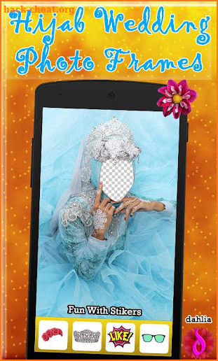 Hijab Wedding Photo Frames screenshot