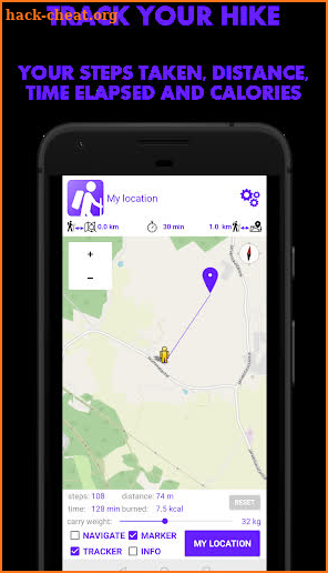 Hike Tracker - Hiking App with GPS navigation screenshot