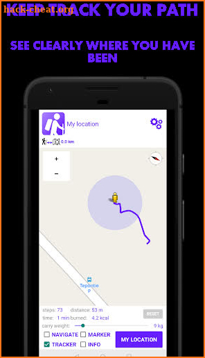 Hike Tracker - Hiking App with GPS navigation screenshot