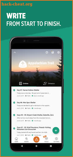 HikerFeed screenshot