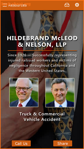 Hildebrand McLeod & Nelson LLP screenshot