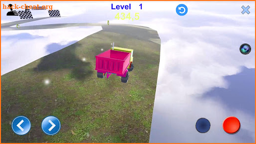 Hill climb truck. Racing car 2 screenshot