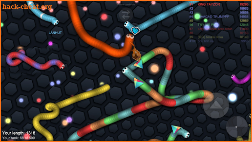 Hill Snake Racer vs Plank Worms.IO screenshot