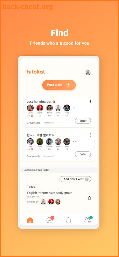 Hilokal - best language exchange  Korean English screenshot