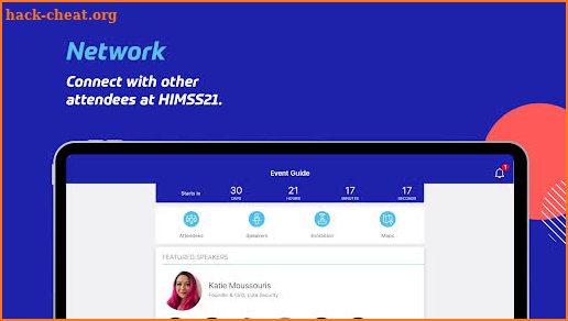HIMSS21 Global Conference screenshot
