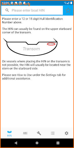 HIN Search - Boat HIN Decoder screenshot