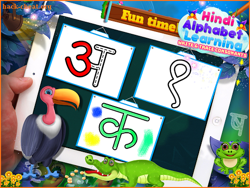 Hindi Alphabet Learning - Write & Trace Alphabets screenshot