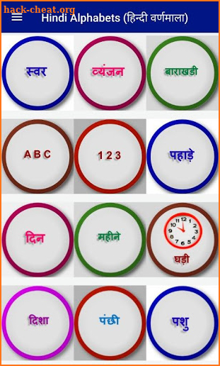 Hindi Alphabets | हिंदी वर्णमाला screenshot