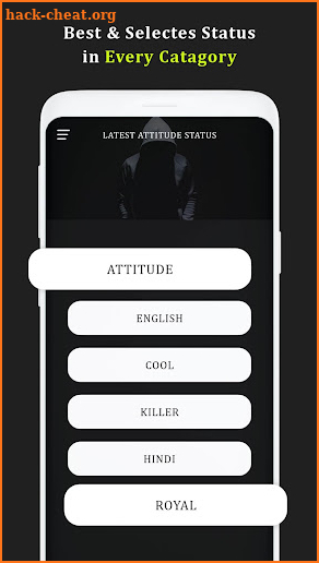 Hindi Attitude status : Attitude Status In Hindi screenshot