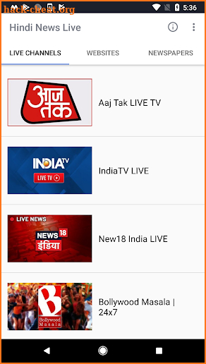 Hindi LIVE News & newspapers - Aaj Tak, IndiaTV screenshot