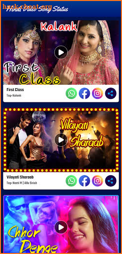 Hindi Video Songs Status Maker screenshot