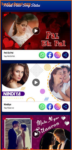 Hindi Video Songs Status Maker screenshot