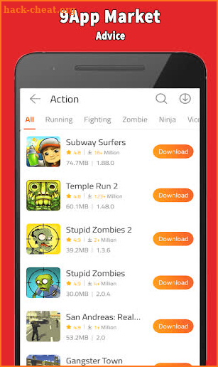 Hints For 9app Mobile Market screenshot