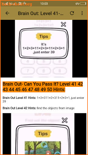 Hints For Brain Out- If you can't pass it! screenshot