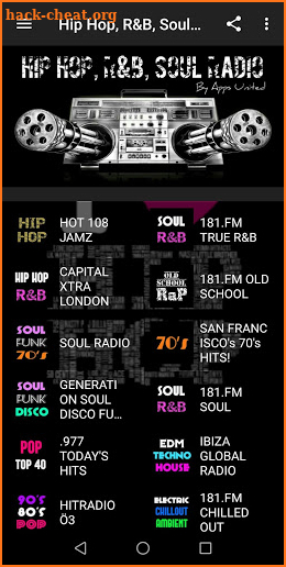 Hip Hop, R&B, Soul Radio screenshot