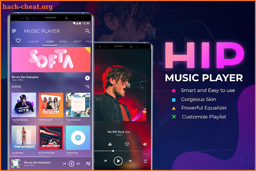 HIP Music Player: Free Mp3 Player - Audio Beats screenshot