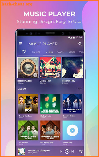 HIP Music Player: Free Mp3 Player - Audio Beats screenshot