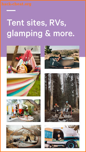 Hipcamp Camping App: Tent, RV, Cabin Campgrounds screenshot