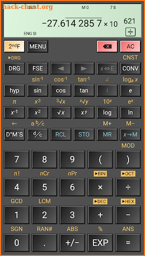 HiPER Scientific Calculator screenshot