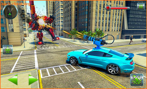 Hippo Robot Car Transforming Games - City Battle screenshot