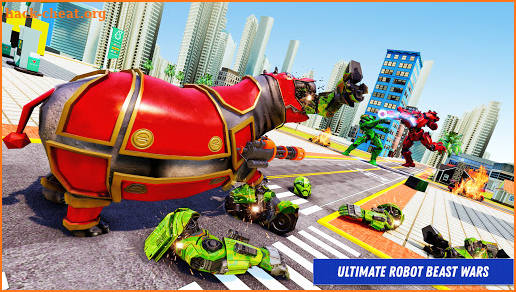 Hippo Robot Transform Monster Truck Robot Games screenshot