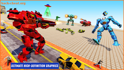 Hippo Robot Transform Monster Truck Robot Games screenshot