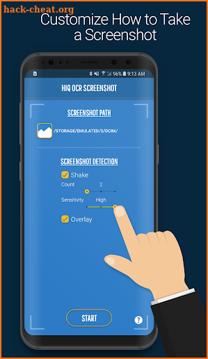 HiQ OCR Screenshot Tool for High Quality PNG screenshot