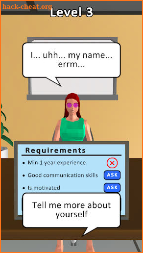 Hiring Job 3D screenshot