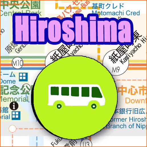 Hiroshima Bus Map Offline screenshot