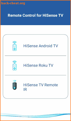 HiSense Smart TV Remote screenshot