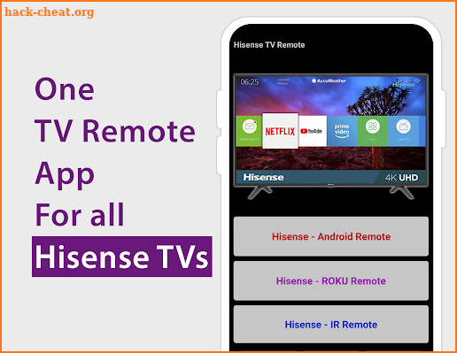 Hisense TV Remote screenshot