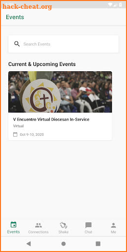 Hispanic Ministry Events screenshot