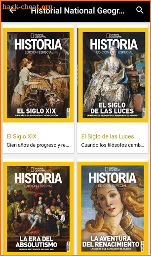 Historia National Geographic screenshot