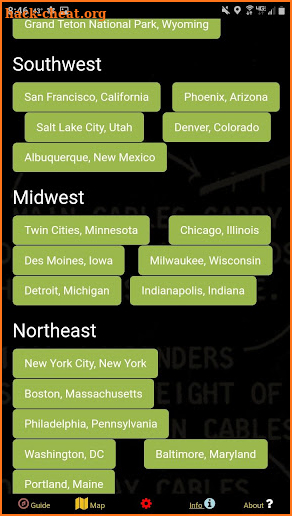 Historical Places Data Map USA screenshot