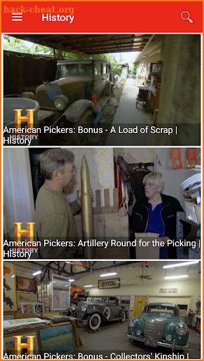 History Channel screenshot