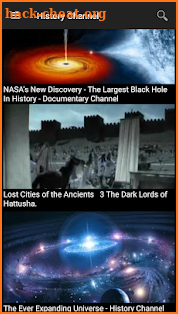 History Documentaries : History Channel screenshot