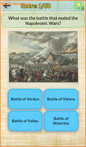 History Game screenshot