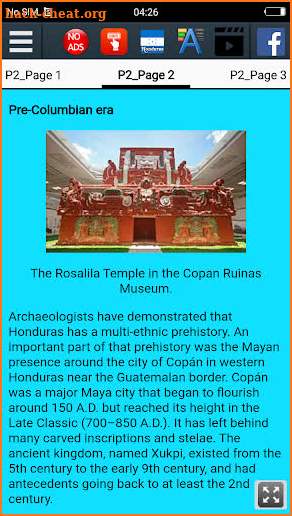 History of Honduras screenshot