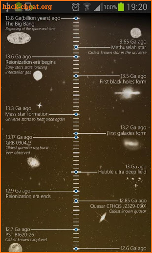 History of the Universe screenshot