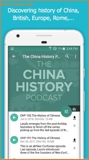 History Podcast screenshot