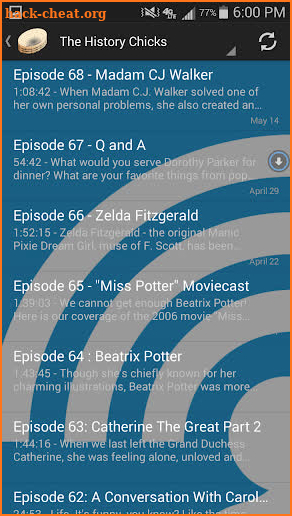 History Podcast 2.0 screenshot