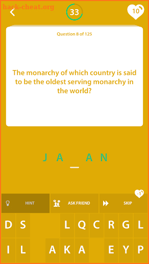 History Trivia Quiz screenshot